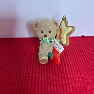 Hallmark Baby's First Christmas Bear Ornament 1997